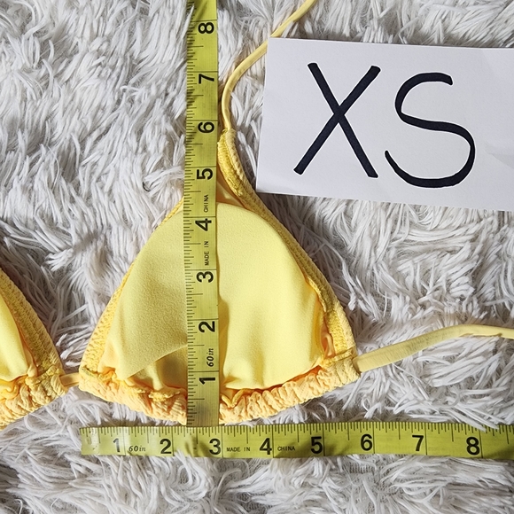 Yellow Triangle Bikini Set - Picture 6 of 11